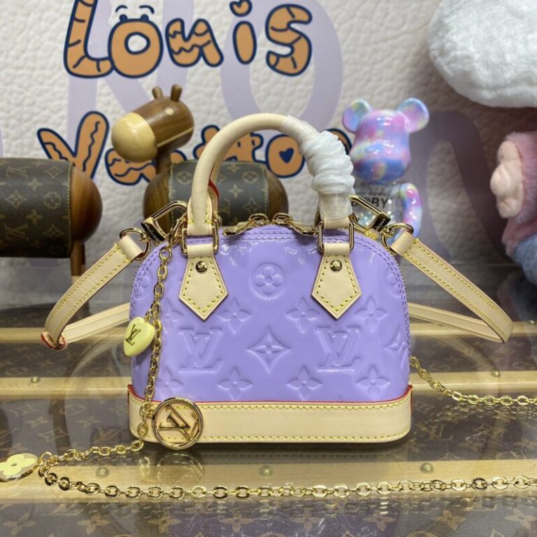 Replica Louis Vuitton Alma Nano Purple - Best Fake Designer Bags