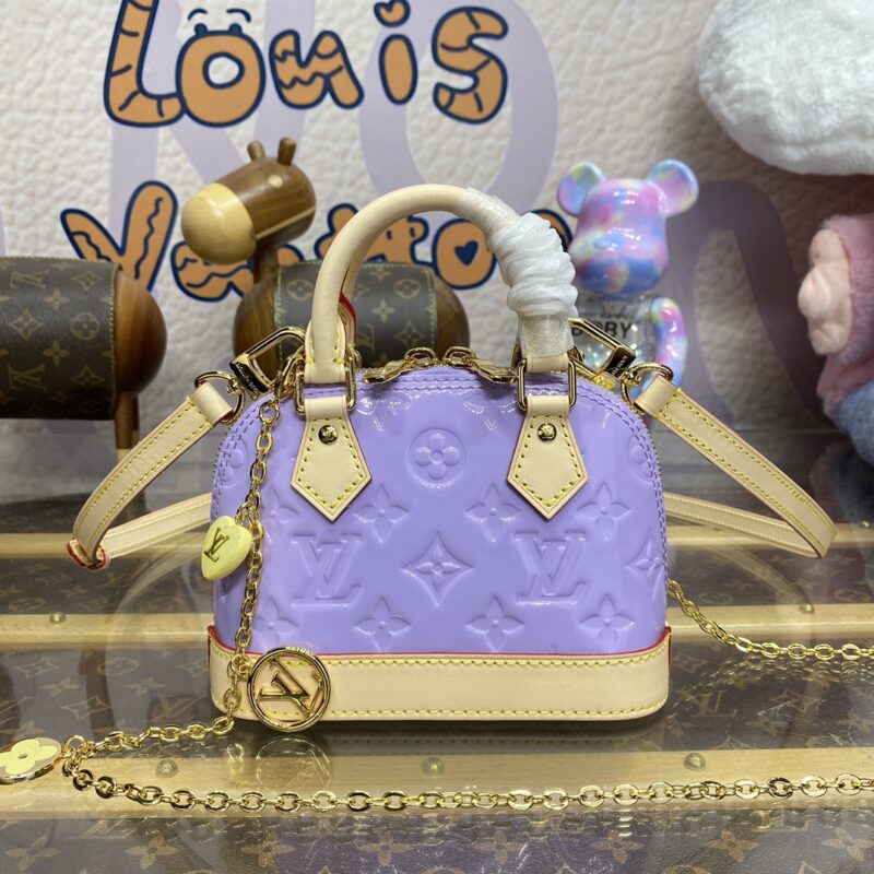 Replica Louis Vuitton Alma Nano Purple - Best Fake Designer Bags
