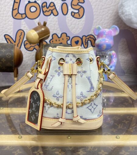 Replica Louis Vuitton Nano Noe White - Best Fake Designer Bags