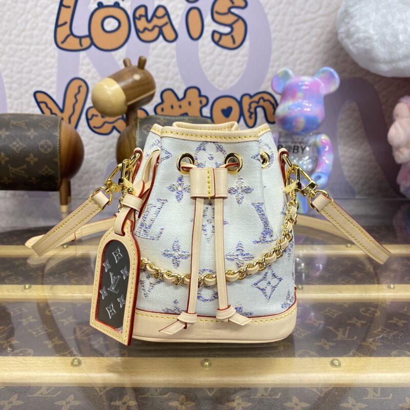 Replica Louis Vuitton Nano Noe White - Best Fake Designer Bags