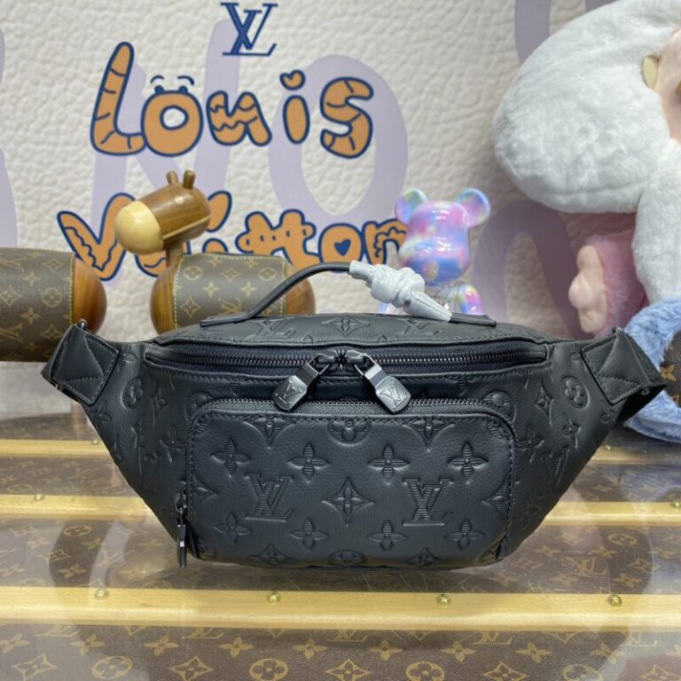 Replica Louis Vuitton  Rush Bumbag Black - Best Fake Designer Bags