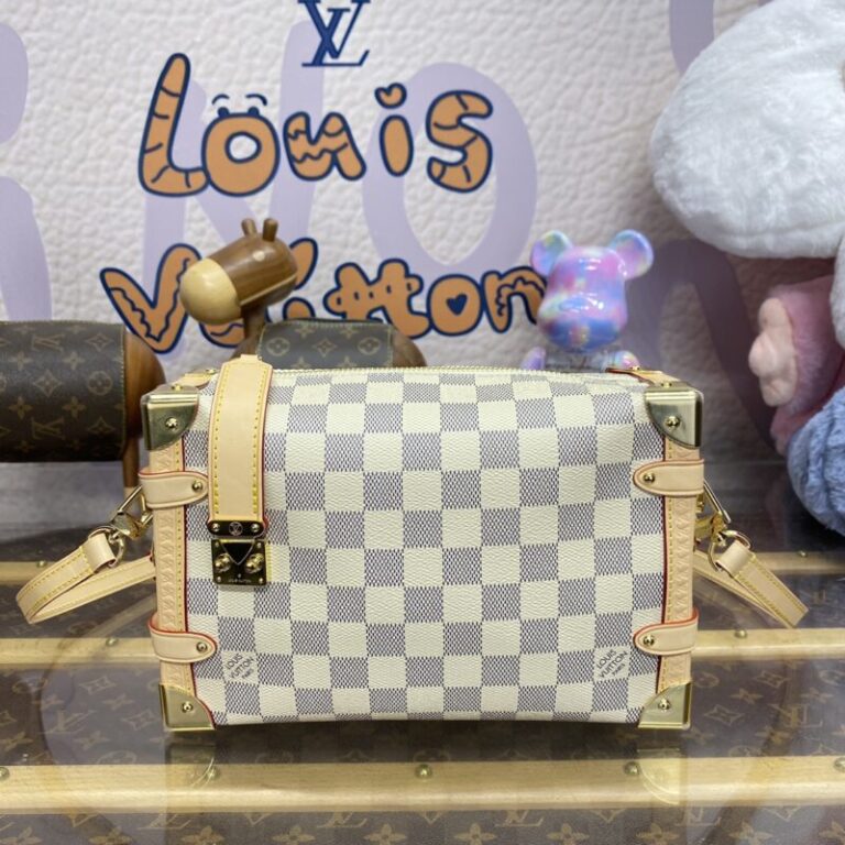 Replica Louis Vuitton Side Trunk Beige Square - Best Fake Designer Bags