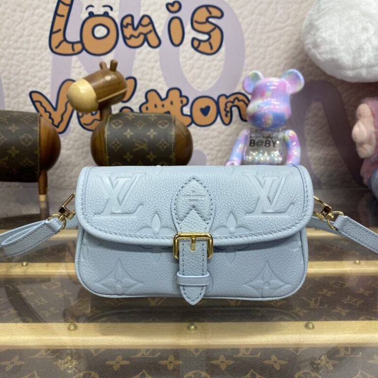 Replica Louis Vuitton Wallet on Chain Ivy Sky Blue - Best Fake Designer Bags