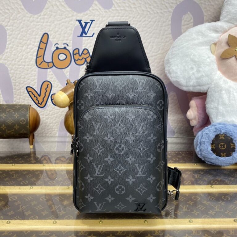 Replica Louis Vuitton Avenue Slingbag Black - Best Fake Designer Bags
