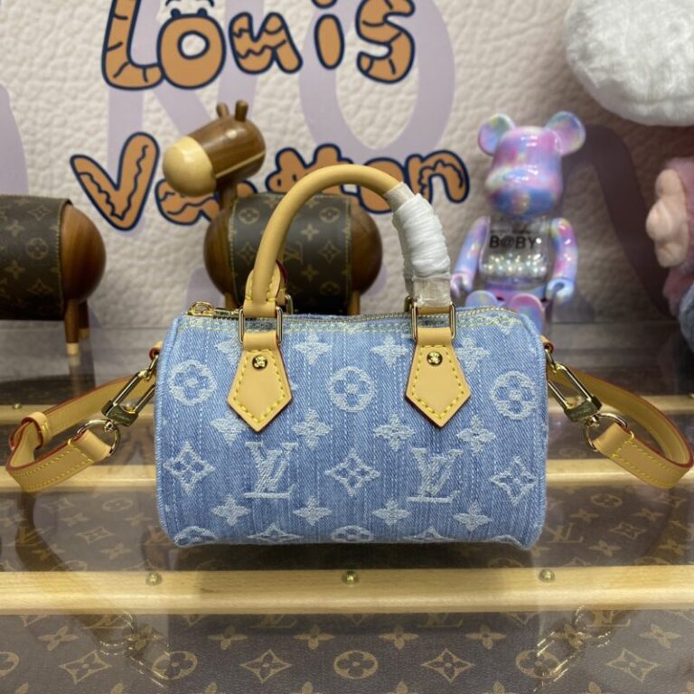 Replica Louis Vuitton Speedy Nano Denim - Best Fake Designer Bags