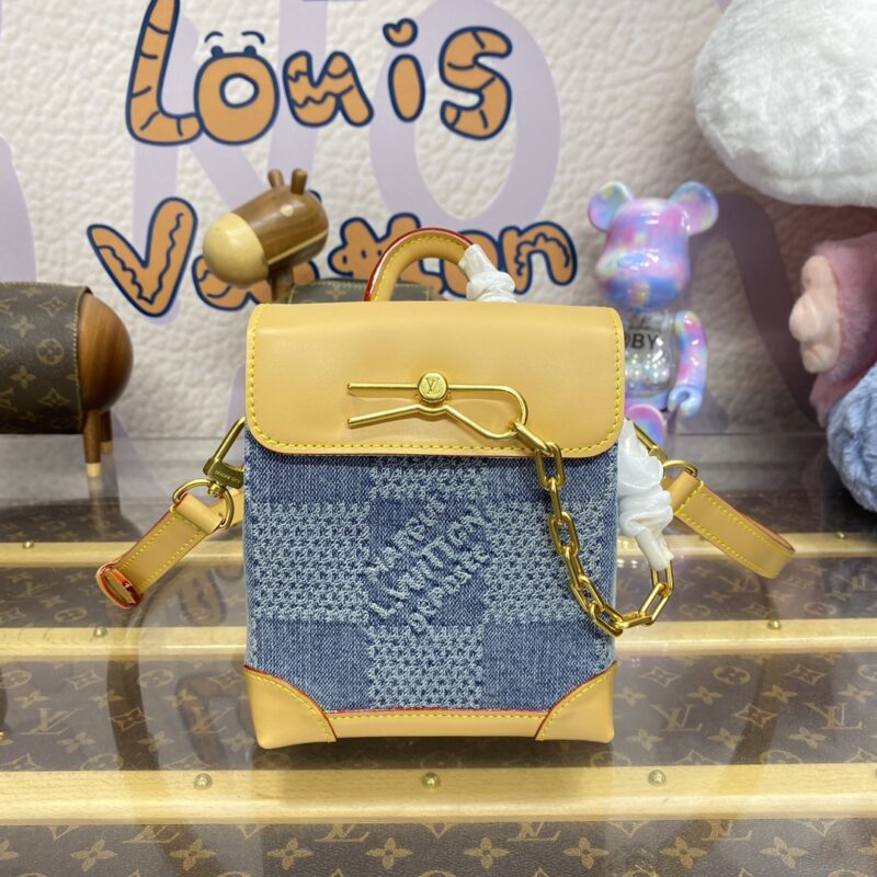 Replica Louis Vuitton Nano Steamer Denim - Best Fake Designer Bags
