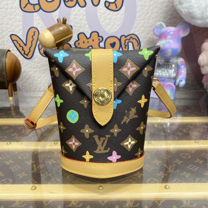 Replica Louis Vuitton Envelope Pouch Brown - Best Fake Designer Bags