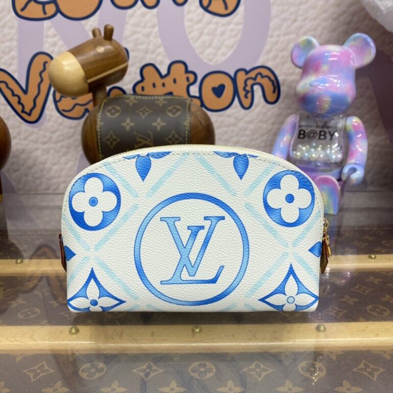 Replica Louis Vuitton Pochette Cosmétique Blue - Best Fake Designer Bags