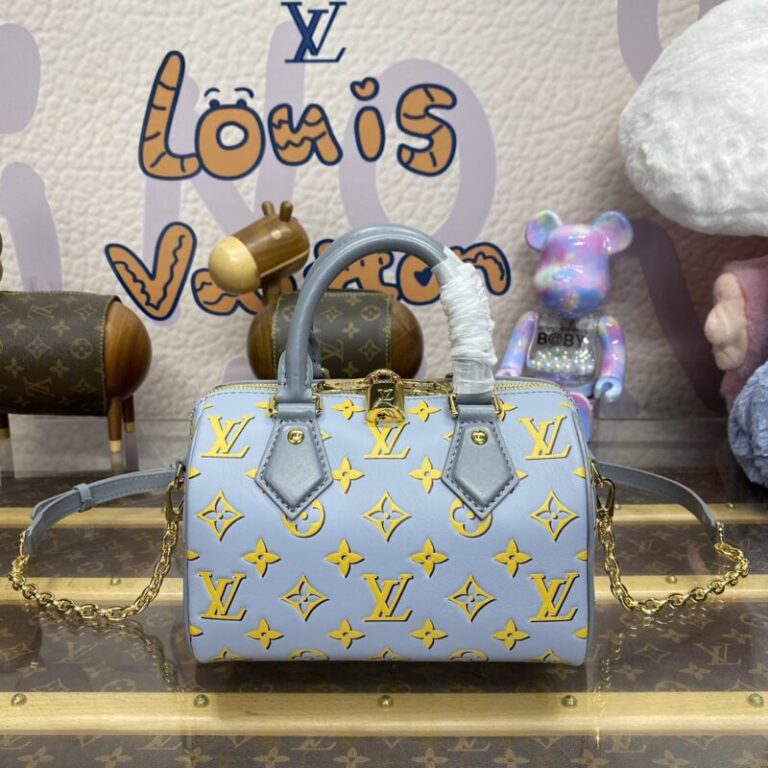 Replica Louis Vuitton Speedy Bandouliere 20 Blue Limited - Best Fake Designer Bags