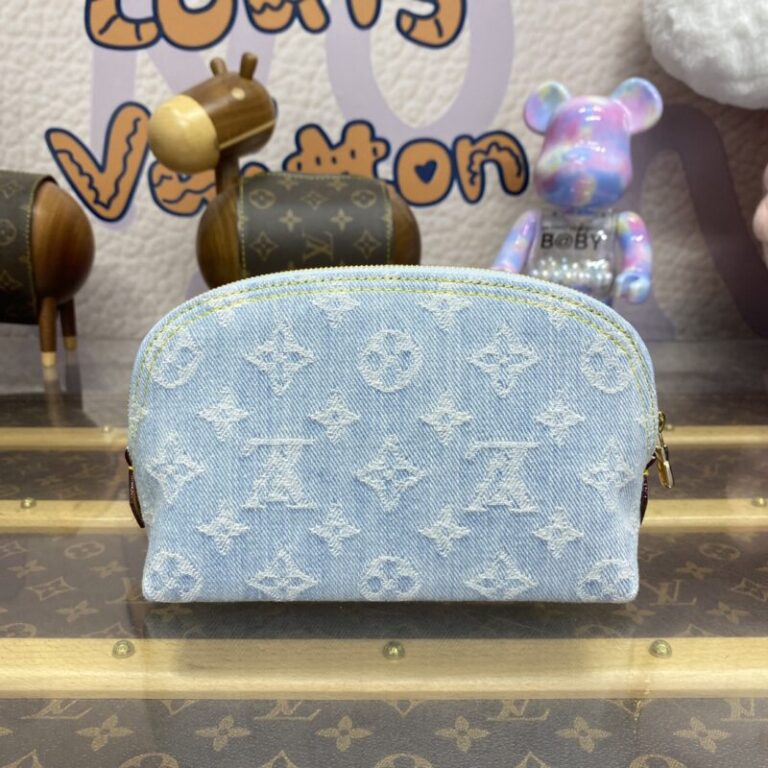 Replica Louis Vuitton Pochette Cosmétique Denim - Best Fake Designer Bags