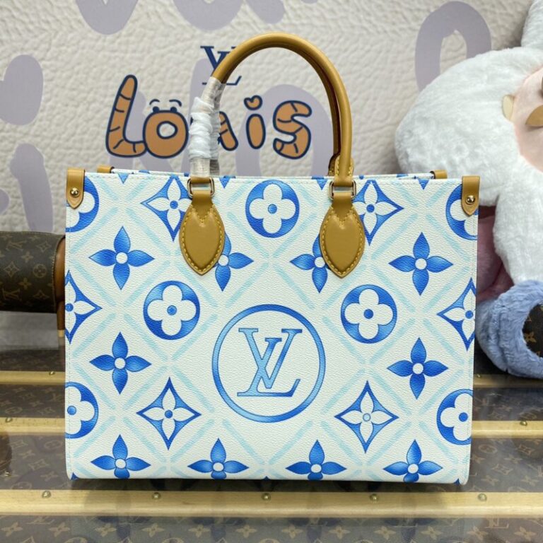 Replica LV OnTheGo Blue - Best Fake Designer Bags