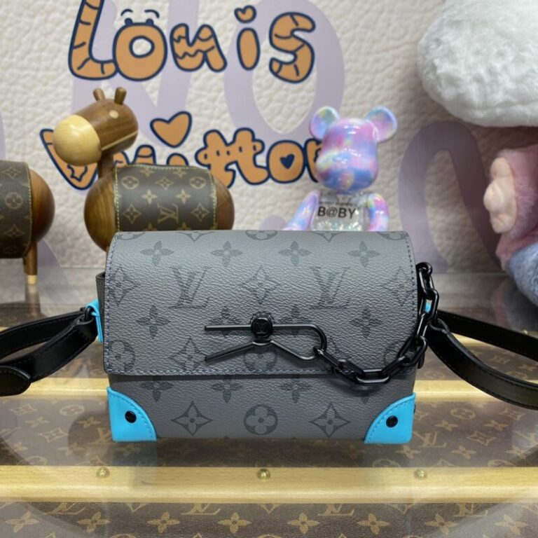 Replica Louis Vuitton Steamer Wearable Wallet Grey - Best Fake Designer Bags