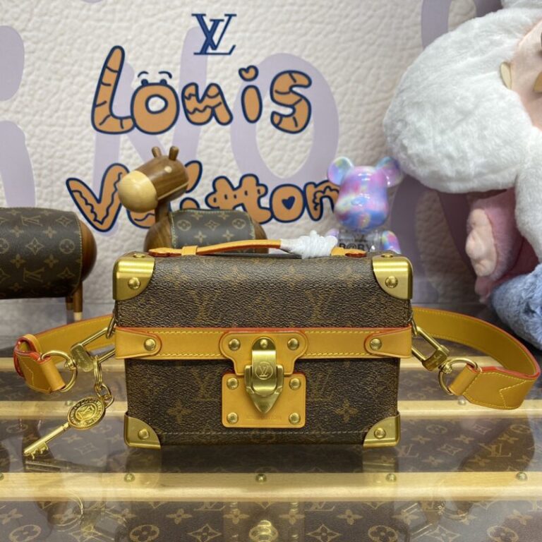 Replica Louis Vuitton Soul Trunk Cross-Body Brown - Best Fake Designer Bags