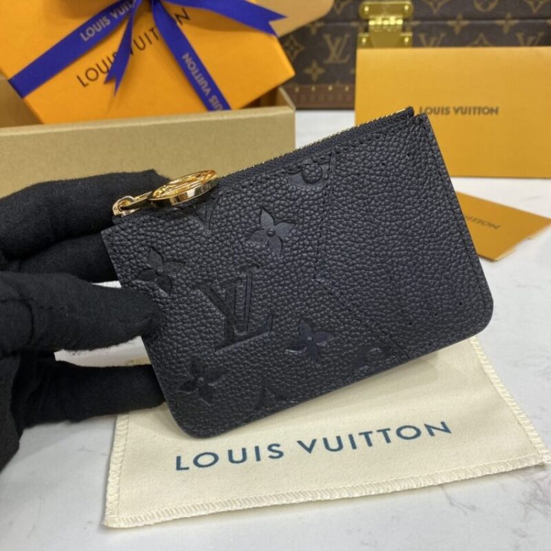 Replica Louis Vuitton Romy Card Holder Black - Best Fake Designer Bags