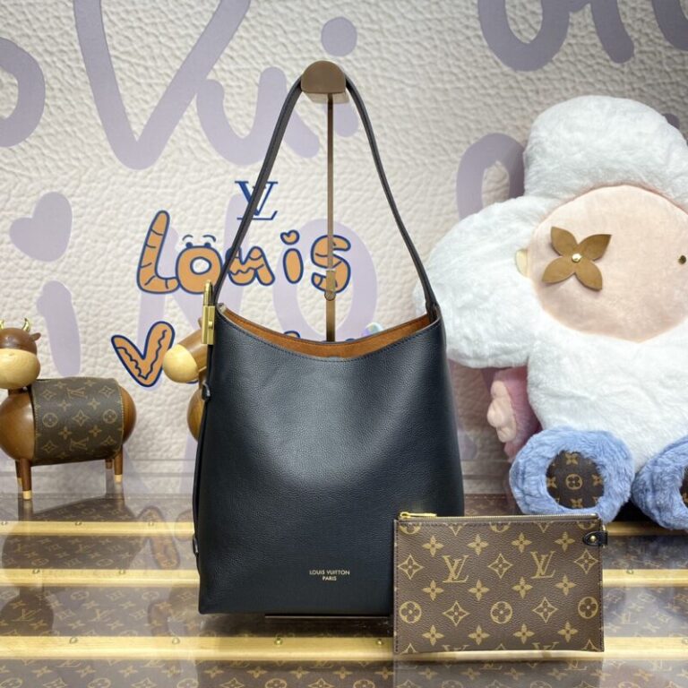 Replica Louis Vuitton Low Key Hobo Black - Best Fake Designer Bags