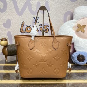 Replica Louis Vuitton Neverfull MM Full Brown - Best Fake Designer Bags