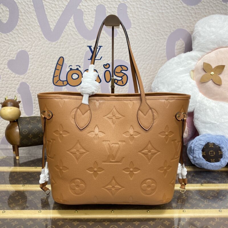 Replica Louis Vuitton Neverfull MM Full Brown - Best Fake Designer Bags