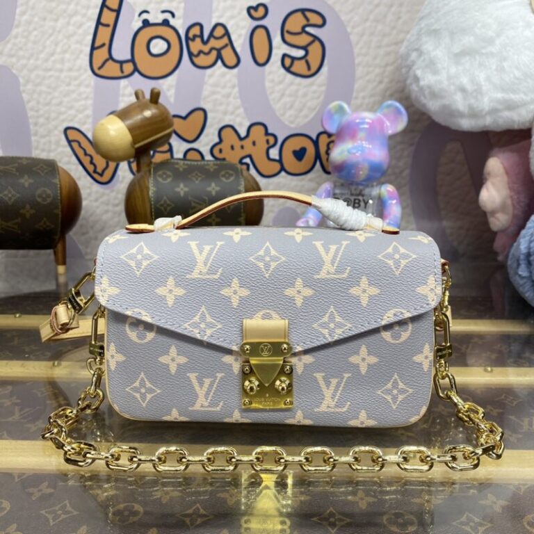 Replica Louis Vuitton Pochette Metis East West Grey - Best Fake Designer Bags