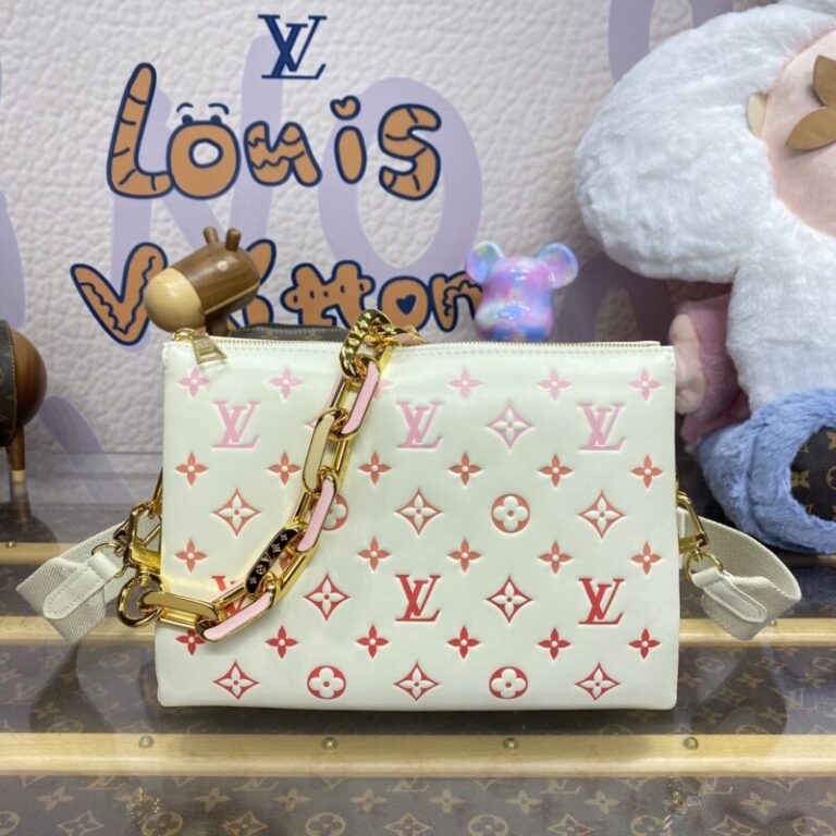 Replica Louis Vuitton Coussin White Orange - Best Fake Designer Bags