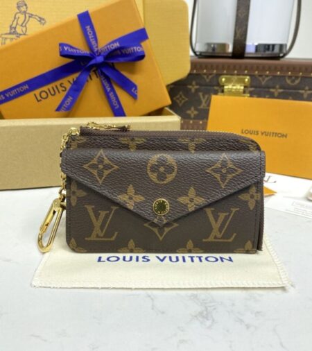 Replica Louis Vuitton Card Holder Recto Verso  Brown - Best Fake Designer Bags