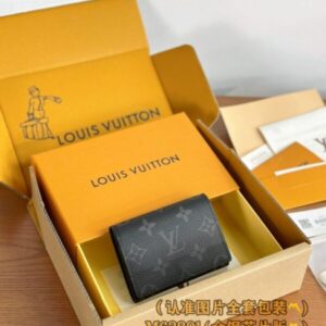Replica Louis Vuitton Envelope Card Holder Black - Best Fake Designer Bags