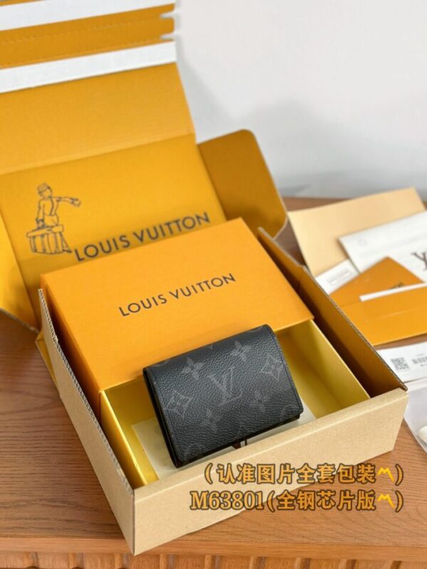 Replica Louis Vuitton Envelope Card Holder Black - Best Fake Designer Bags