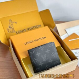 Replica Louis Vuitton Marco Wallet Black - Best Fake Designer Bags