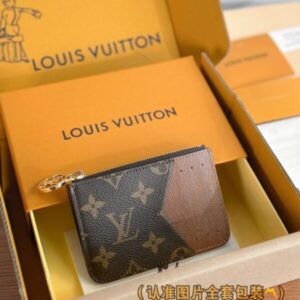 Replica Louis Vuitton Romy Card Holder Brown - Best Fake Designer Bags