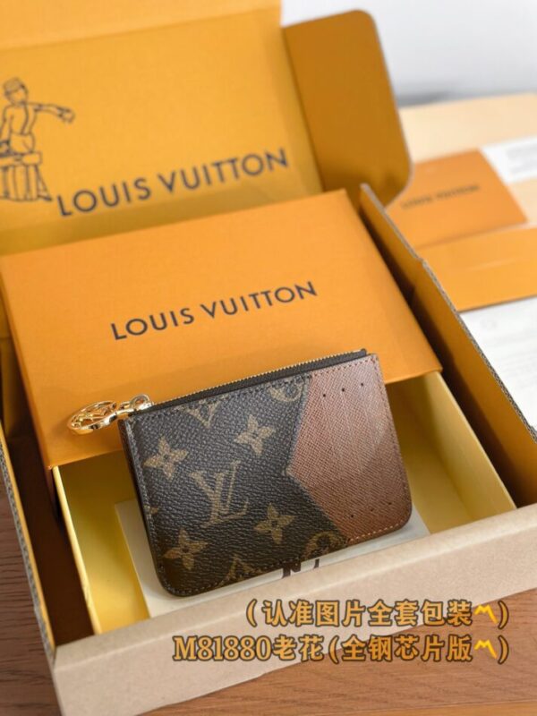 Replica Louis Vuitton Romy Card Holder Brown - Best Fake Designer Bags