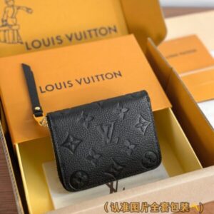 Replica Louis Vuitton Zipper Coin Purse Black - Best Fake Designer Bags