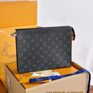 Replica Louis Vuitton Pochette Voyage Black - Best Fake Designer Bags