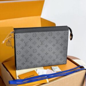 Replica Louis Vuitton Pochette Voyage Grey - Best Fake Designer Bags