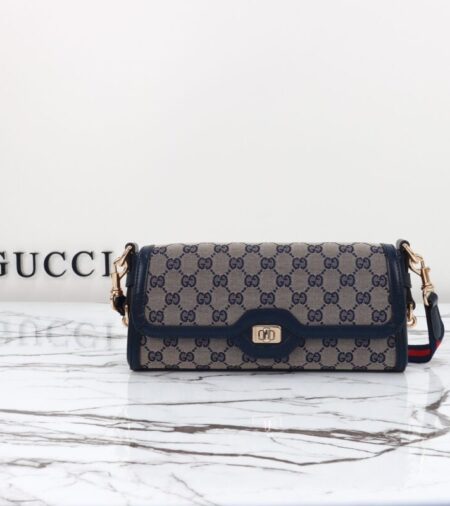 Replica Gucci  Luce Shoulder Bag in Black - Best Fake Designer Bags