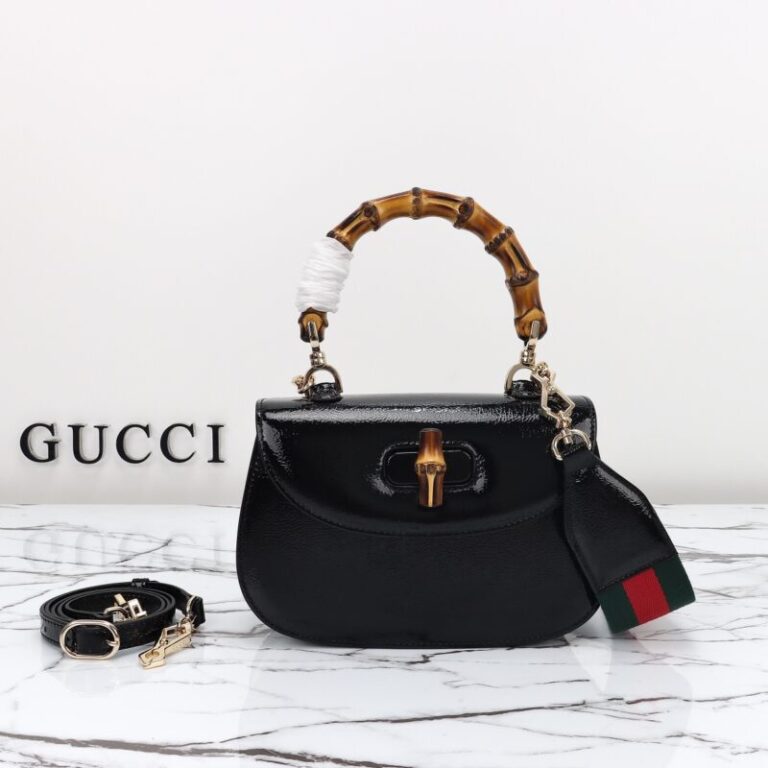 Replica Gucci  Bamboo 1947 Black - Best Fake Designer Bags