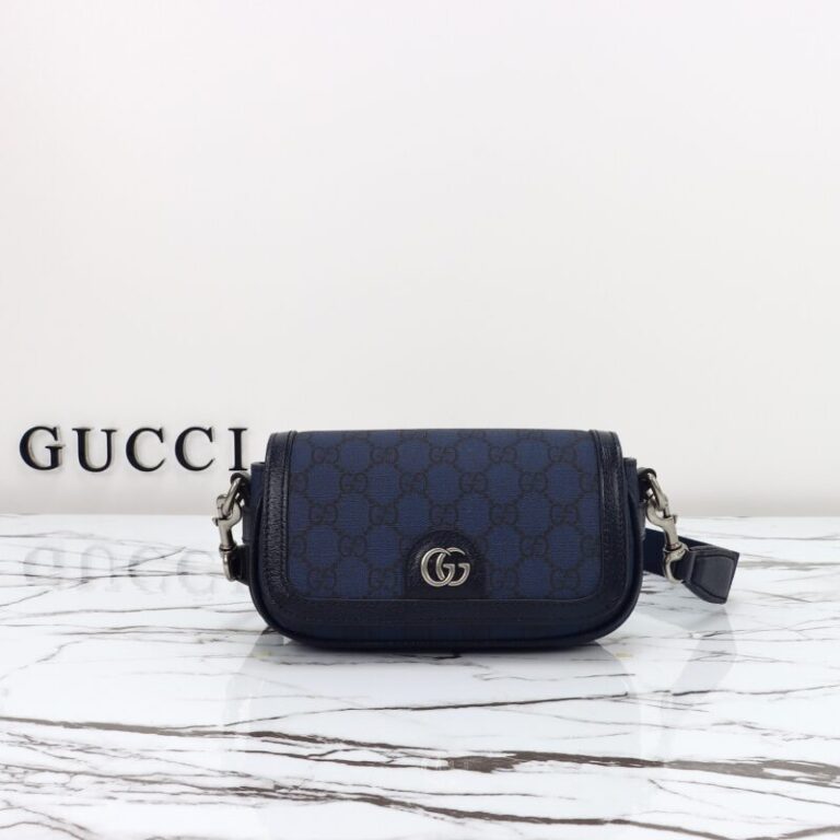 Replica Gucci  Ophidia Super Mini Blue - Best Fake Designer Bags