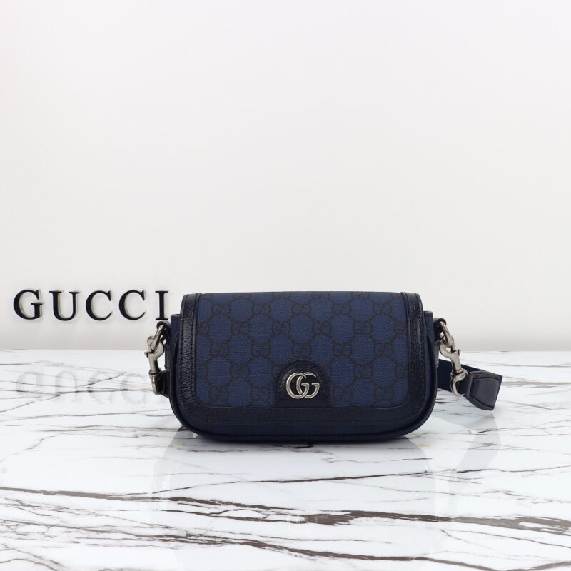 Replica Gucci  Ophidia Super Mini Blue - Best Fake Designer Bags