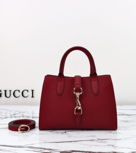 Replica Gucci Jackie Tote  Hook Closure Red - Best Fake Designer Bags