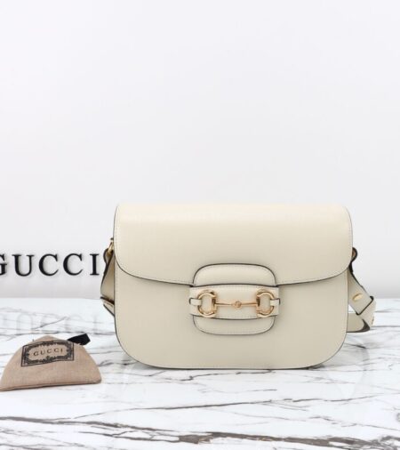Replica Gucci  G 1955 Horsebit White - Best Fake Designer Bags