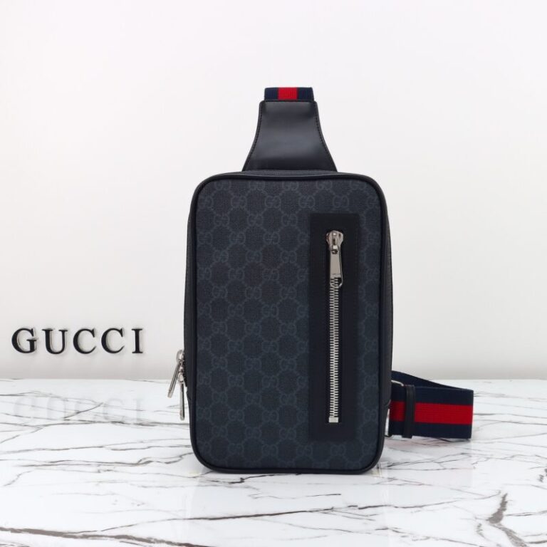 Replica Gucci  Supreme Sling Bag Black - Best Fake Designer Bags