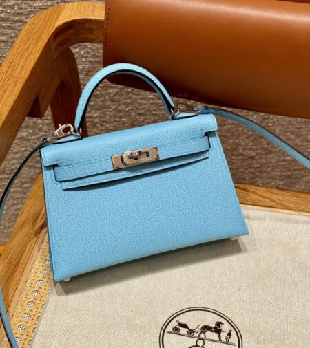 Replica Hermes Kelly Celeste  Epsom - Best Fake Designer Bags