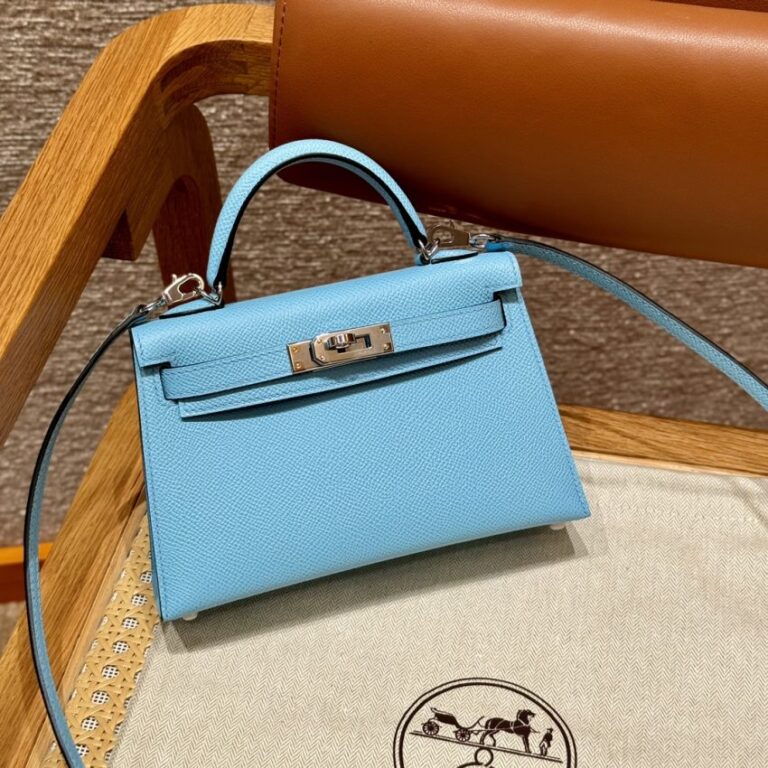 Replica Hermes Kelly Celeste  Epsom - Best Fake Designer Bags