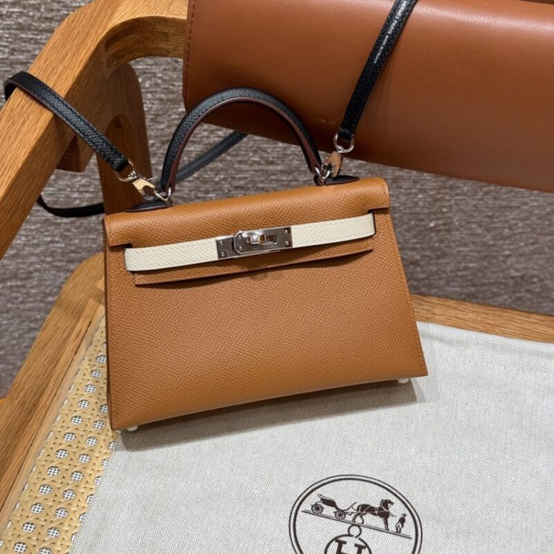 Replica Hermes Kelly Noir Blue  Epsom - Best Fake Designer Bags