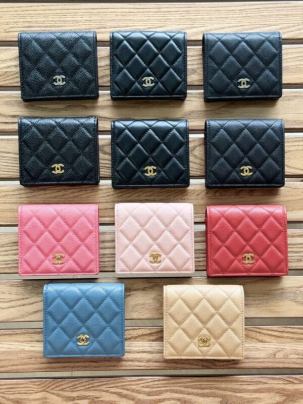 Replica Chanel Compact Bifold Wallet - Best Fake Designer Bags
