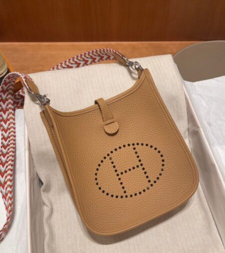 Replica Hermes  Evelyne II TPM Brown - Best Fake Designer Bags