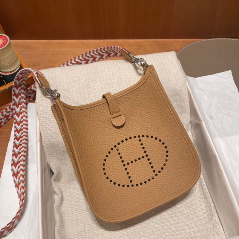 Replica Hermes  Evelyne II TPM Brown - Best Fake Designer Bags