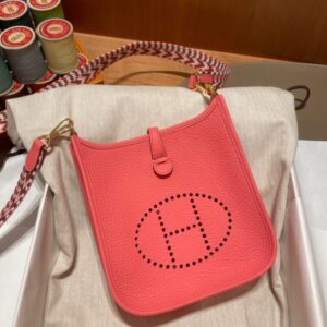 Replica Hermes  Evelyne II TPM Red - Best Fake Designer Bags