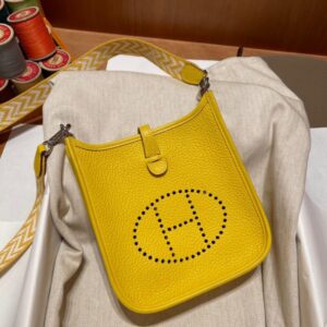 Replica Hermes  Evelyne II TPM Yellow - Best Fake Designer Bags