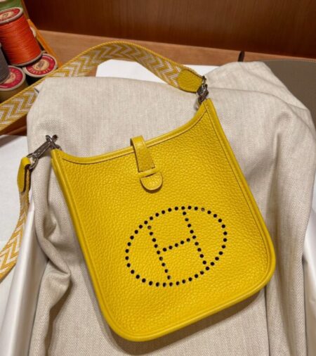 Replica Hermes  Evelyne II TPM Yellow - Best Fake Designer Bags