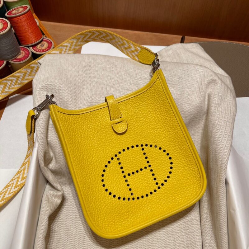 Replica Hermes  Evelyne II TPM Yellow - Best Fake Designer Bags