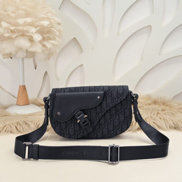 Replica Dior Saddle Messenger  Black Classic - Best Fake Designer Bags
